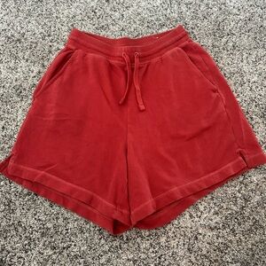 Old Navy Red Athletic Women's Sweat Shorts